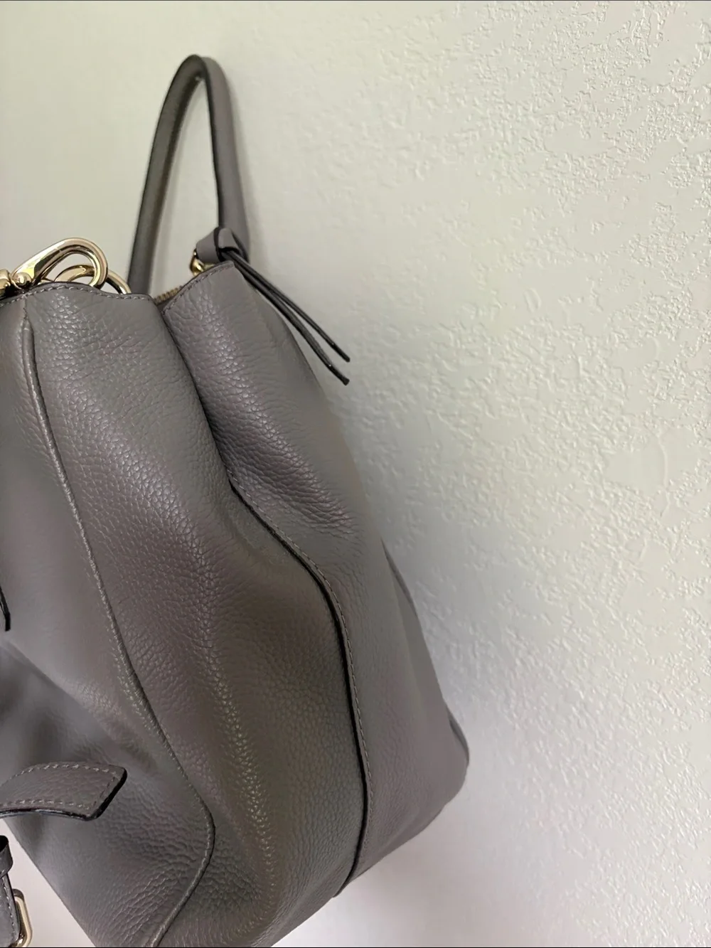 Kate Spade Mulberry Street Leighann Large Pebbled Leather Satchel